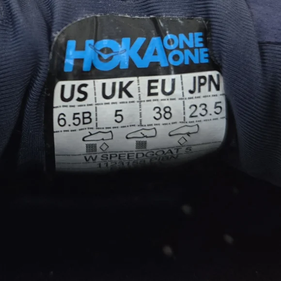 Hoka One One Blue Athletic Shoes - Picture 2 of 6
